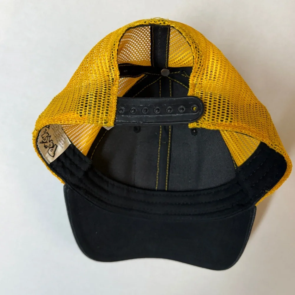 Pokemon Charizard Patch Black And Orange Trucker Mesh Snapback Hat‎